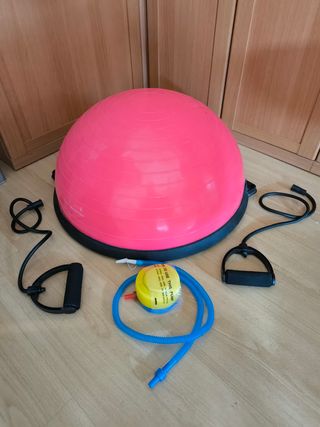 Bosu media esfera de equilibrio con accesorios