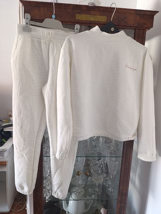 Chándal Primark blanco sin usar

