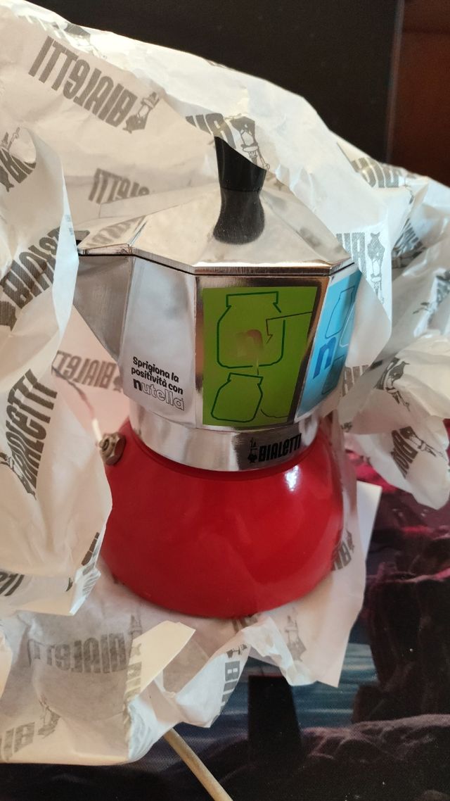 Moka Bialetti Nutella induzione e gas