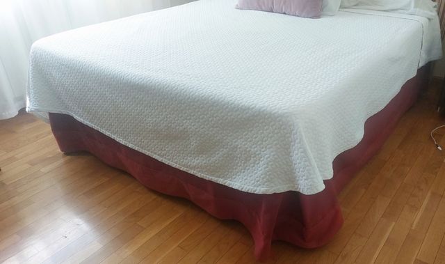 Colcha Piqué Blanca Cama 150cm. El Corte Inglés
