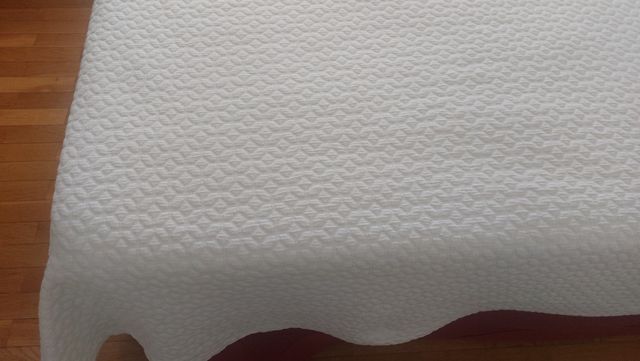 Colcha Piqué Blanca Cama 150cm. El Corte Inglés