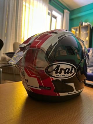 Casco Arai RX-7V EVO talla M con Intercomunicador