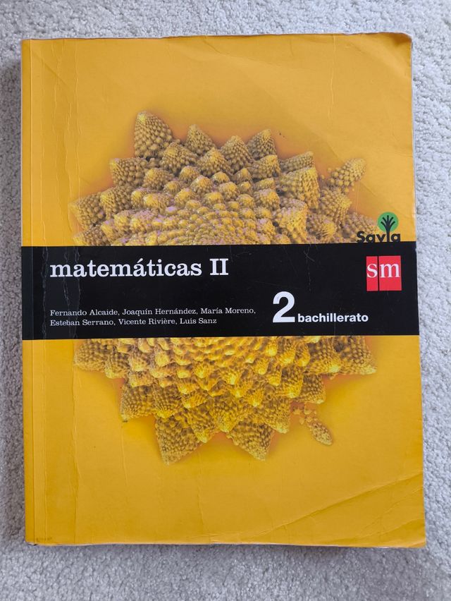 Matemáticas II. 2 Bachillerato. Savia
