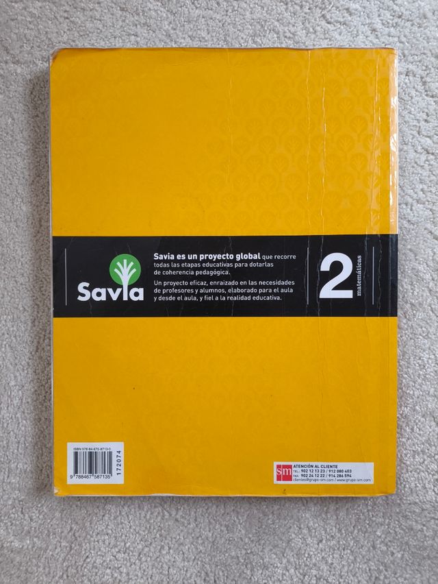 Matemáticas II. 2 Bachillerato. Savia