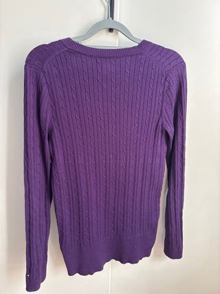 Maglione Tommy Hilfiger Viola Taglia L