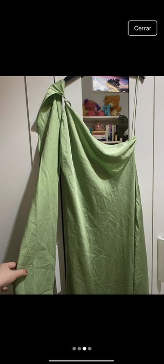 Vestido verde Mango