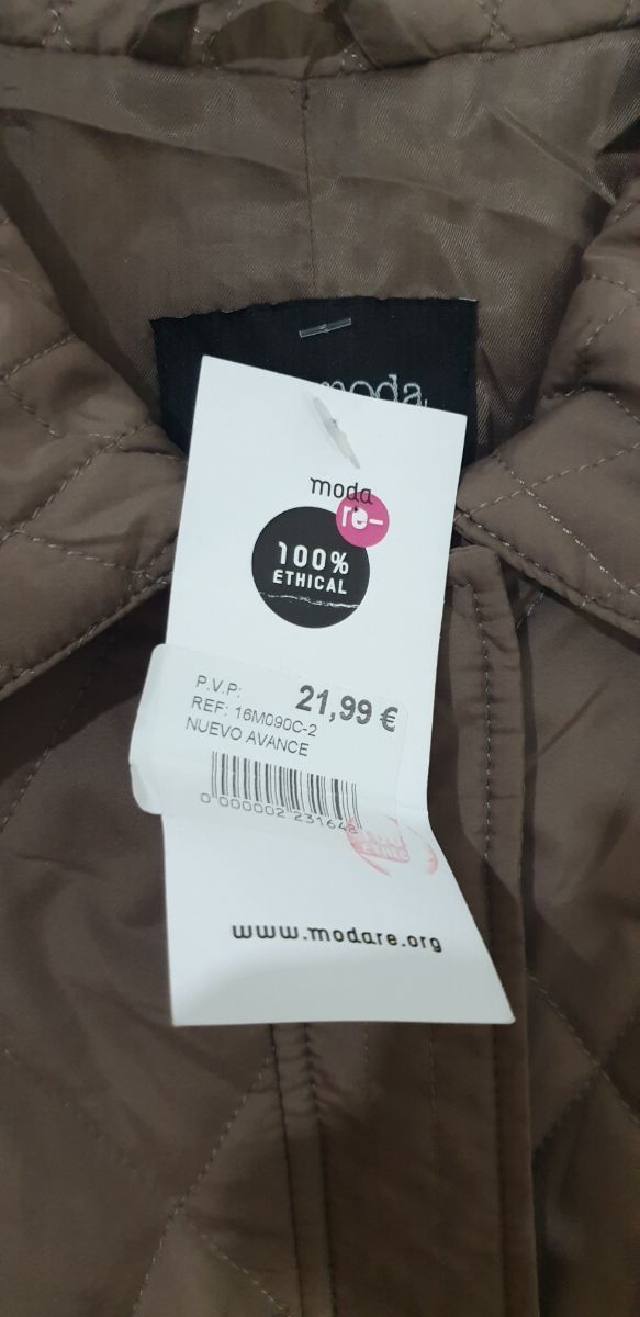 Abrigo acolchado mujer talla 48