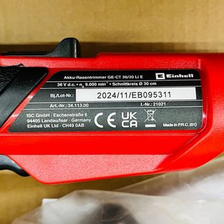 Cortabordes Einhell GE-CT 36/30 Li E Solo