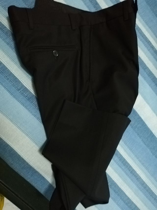 Pantaloni eleganti uomo 100% lana