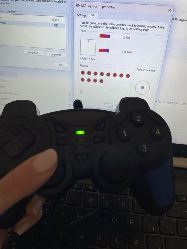 Mando para PC con cable