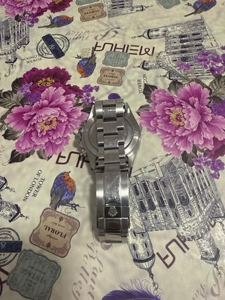 Reloj Role Daytona Negro y Plata, adq de turquia