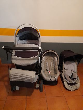Trío Chicco: Silla, Capazo y Grupo 0