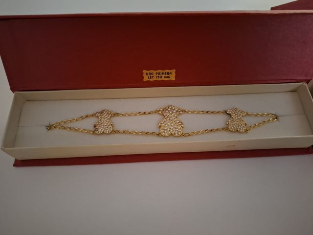 Conjunto Oro 18k: Pendientes y Pulsera