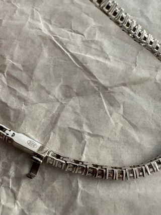 Bracciale Tennis Argento 925 Zirconi Bianchi