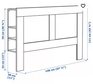 Cabecero Blanco Ikea