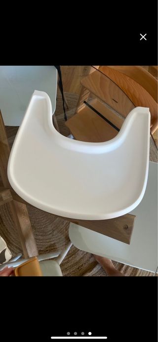 baby set Trona Stokke con cojín y bandeja