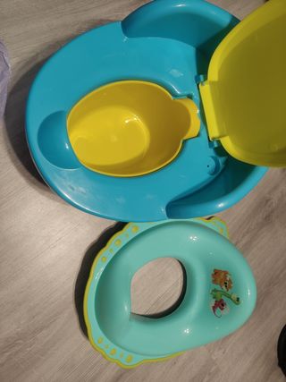 Orinal infantil y reductor WC dinosaurios