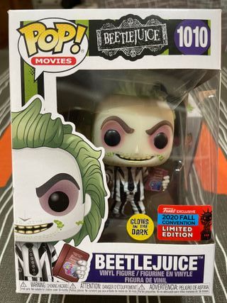 Funko Pop! Movies #1010 Beetlejuice GITD (Dañada)