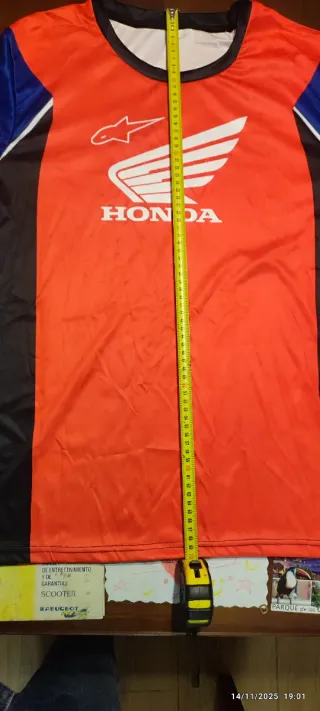 Camiseta Honda manga larga