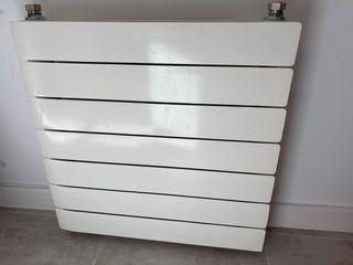 Radiador de agua blanco