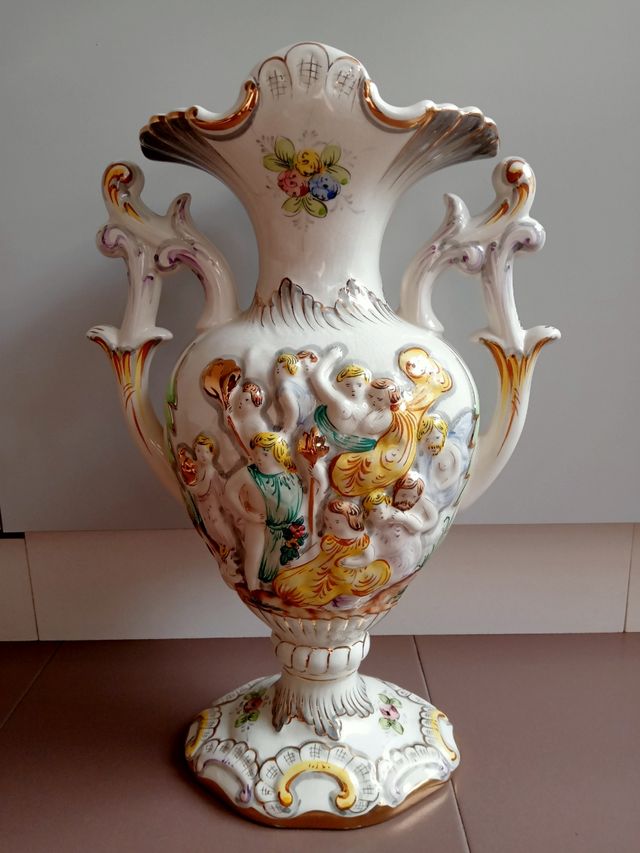 Antiguo Jarrón de Porcelana, Elpa, 1986