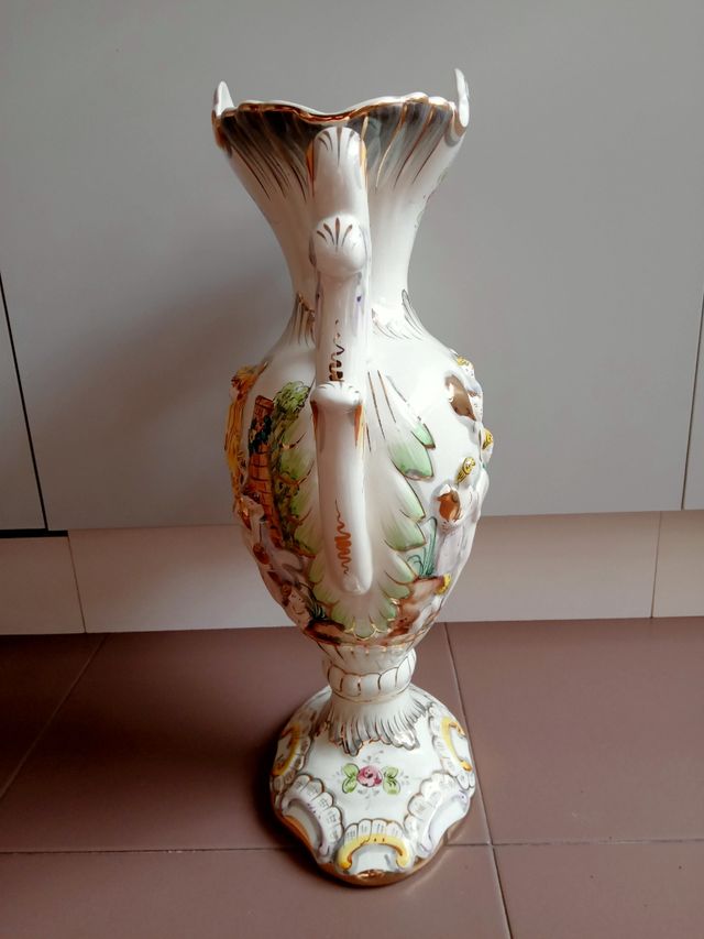 Antiguo Jarrón de Porcelana, Elpa, 1986