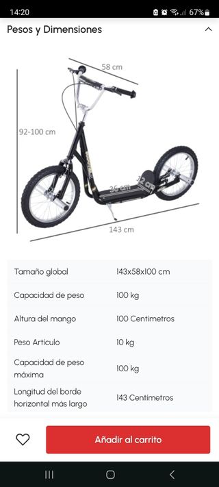 "Oferta" Scooter Todoterreno Trophy
