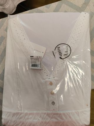 Camisón de maternidad blanco women'secret 