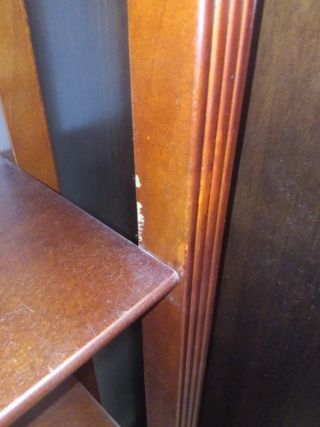 Estantería de madera de 4 baldas