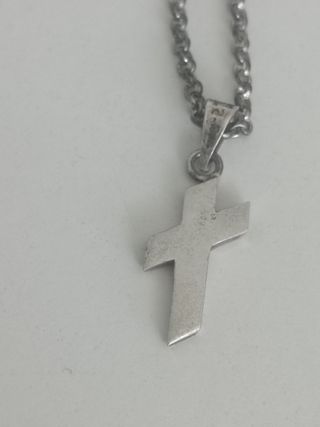 Cadena y Cruz Plata Ley 925