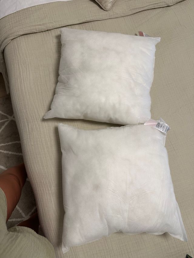 Rellenos de cojín blancos
