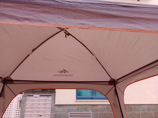 Carpa Quechua Shelter Séjour 2.5x2.5m Gris