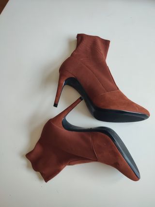 Botines tacón Mango Talla 41