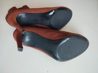 Botines tacón Mango Talla 41