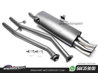 SILENCIOSO TRASERO DEPORTIVO TIPO DTM BMW E30 4CIL