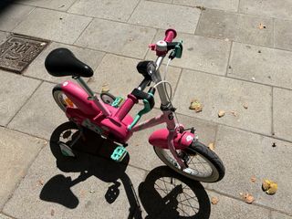 Bicicleta infantil 14 pulgadas rosa