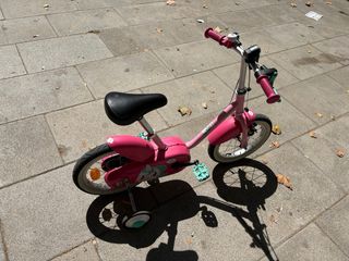 Bicicleta infantil 14 pulgadas rosa