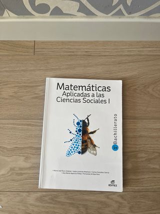 Matemáticas aplicadas a las Ciencias Sociales I...