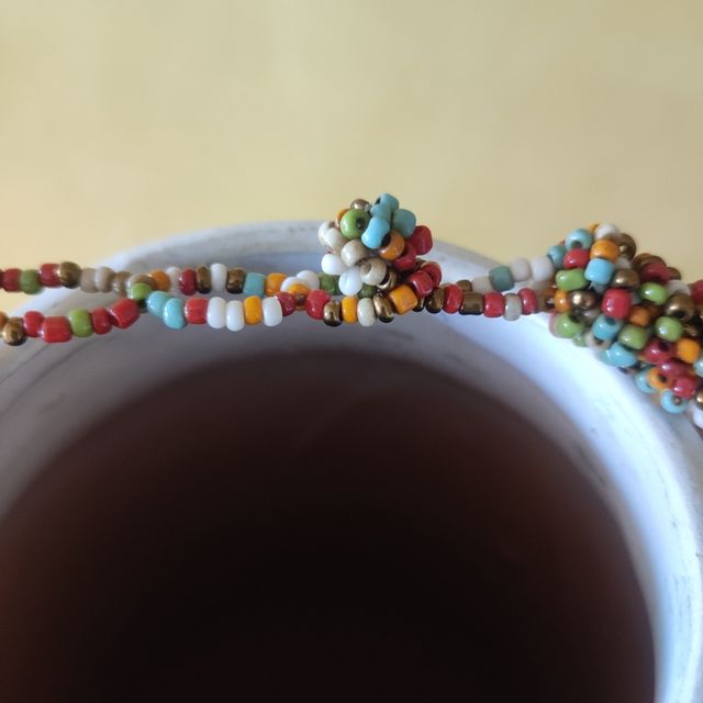 Collar artesanal multicolor 60 cm