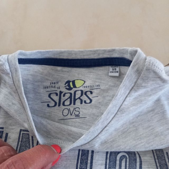 Set 2 magliette cotone 8-9 anni