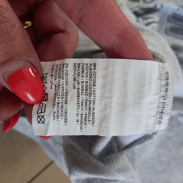 Set 2 magliette cotone 8-9 anni