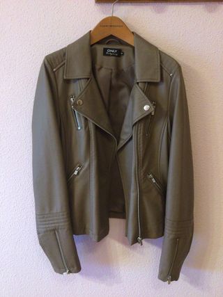 Chaqueta de cuero Only Talla 34
