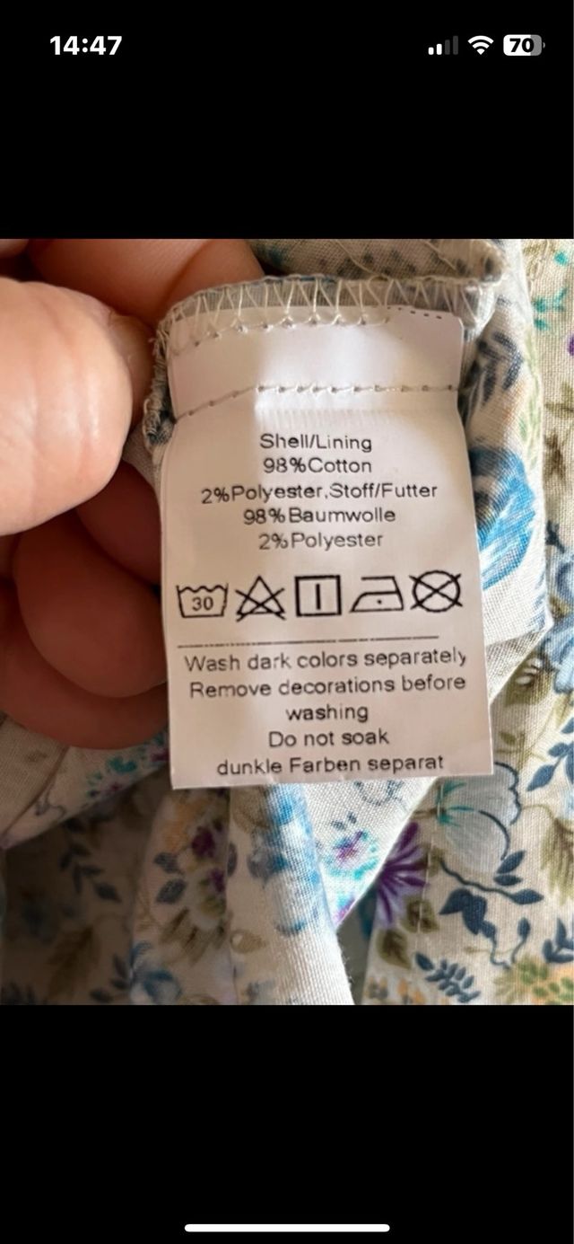 Vestido tradicional floral