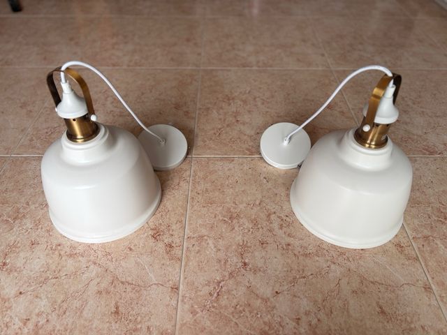 Lámparas de diseño blancas (2 unidades)