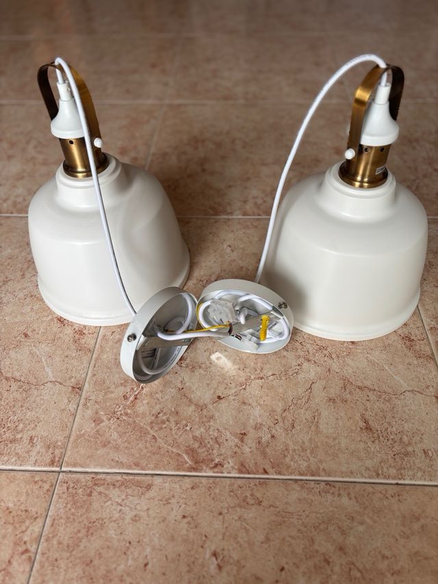 Lámparas de diseño blancas (2 unidades)