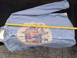 Camisa Desigual XL Algodón Estampada