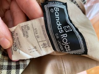 Pantalón cuadros talla 40