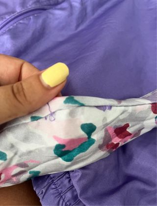 Cortavientos Vintage Morado Mujer Talla S