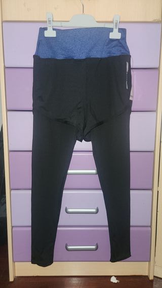 Leggings deportivos JULY'S SONG Negro/Azul