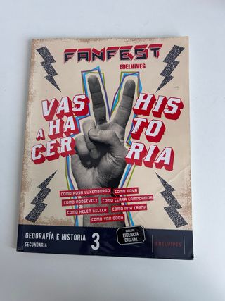 Libro Geografía e Historia 3 ESO Edelvives Fanfest